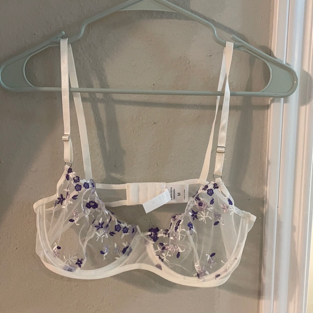 3 for $10 White And Purple Shein Bra